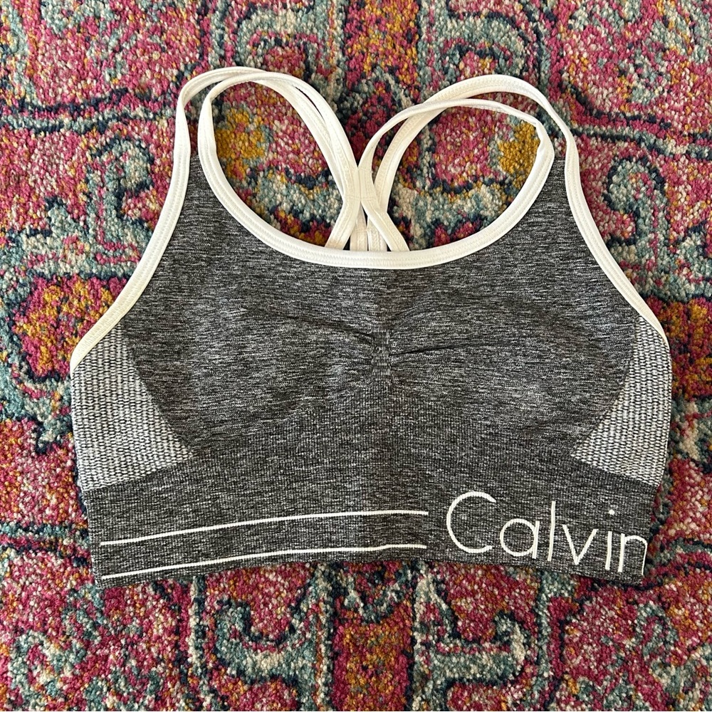 Calvin Klein Performance Gray Sports Bra